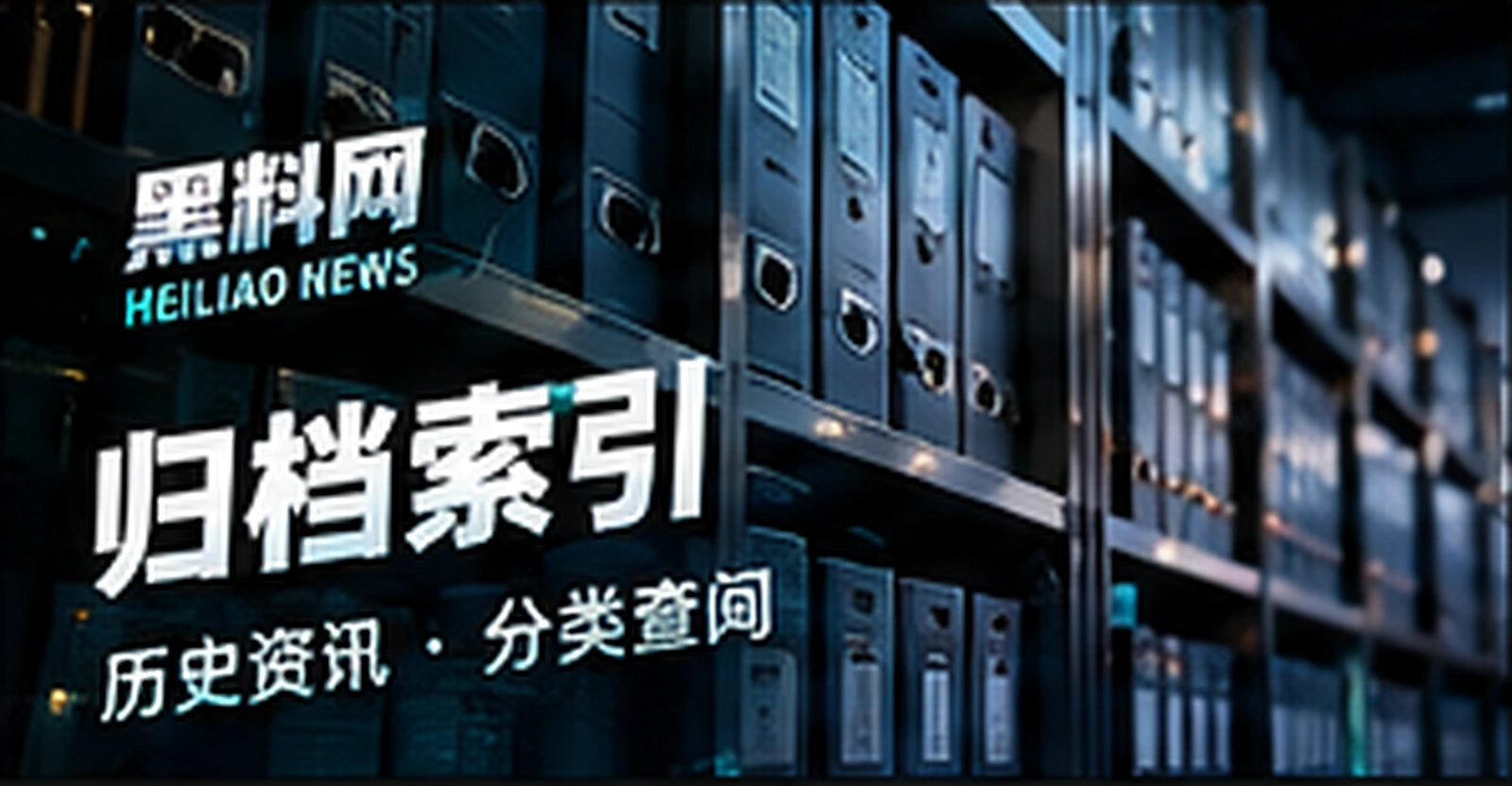 归档索引概念视觉配图